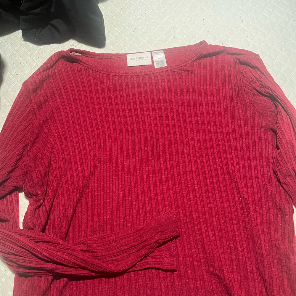 Liz Claiborne Red Sweater